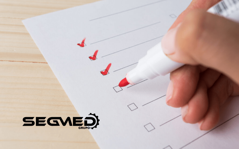 Segurança no trabalho, EPIs, Checklist de EPIs