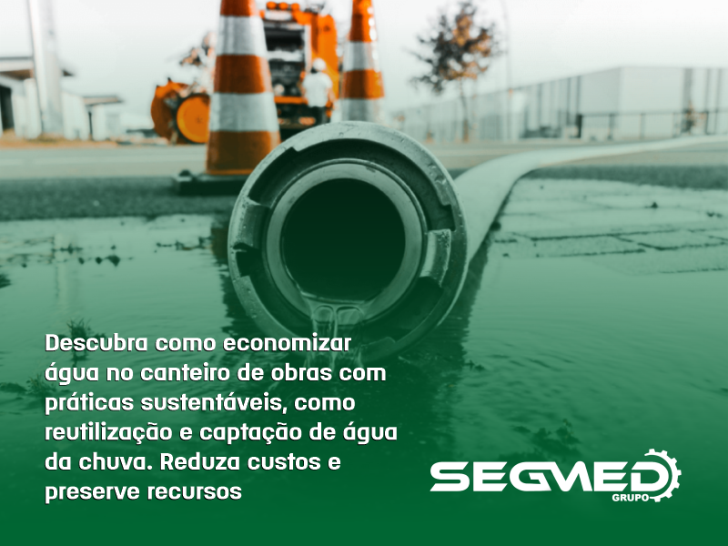 Reduzir o consumo de água no canteiro de obras é construir um futuro mais sustentável.
