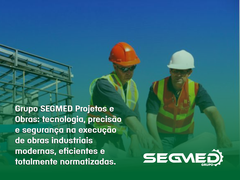 Tecnologia, segurança e excelência em cada etapa da sua obra industrial.